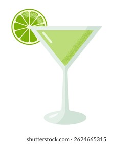 Indulge in a Fresh Lime Cocktail, beautifully presented in an Elegant Glassware
