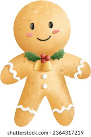 Indulge in the warmth and charm of the holiday season with our delightful Christmas Cookie Man design!
