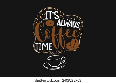 Indulge your love for coffee with this stylish and trendy t-shirt design, perfect for any coffee enthusiast.