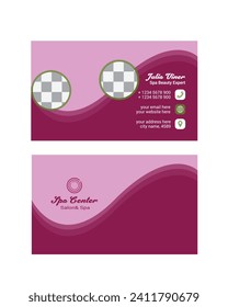 
Indulge your senses with our exquisite spa business card design, a captivating embodiment of tranquility and luxury. Immerse yourself in a world of sophistication as delicate gradients blend seamless