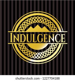 Indulgence gold shiny emblem