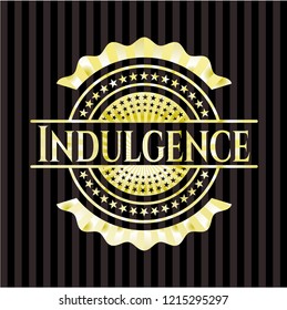 Indulgence golden emblem