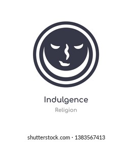 Indulgence Icon. Isolated Indulgence Icon Vector Illustration From Religion Collection. Editable Sing Symbol Can Be Use For Web Site And Mobile App