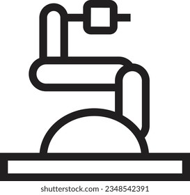 Indusrty Machine Robot Outline Icon