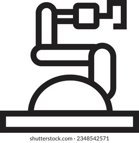 Indusrty Machine Robot Outline Icon