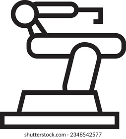 Indusrty Machine Robot Outline Icon