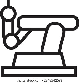 Indusrty Machine Robot Outline Icon