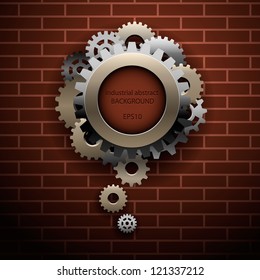 Industrial abstract background