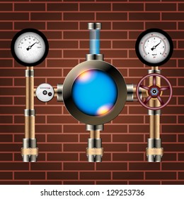 Industrial abstract background