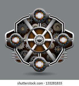 Industrial abstract background