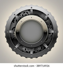 Industrial abstract background