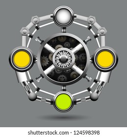 Industrial abstract background, eps10
