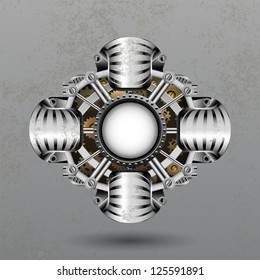 Industrial abstract background, eps10