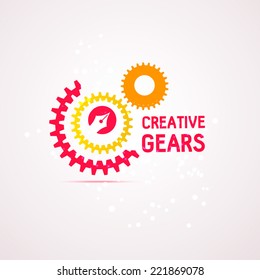 Industrial abstract colorful background design