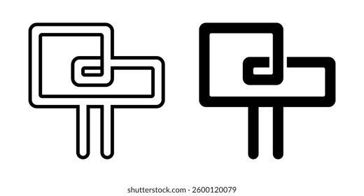 Industrial antenna icon simple vector. Electric circuit. Central computer