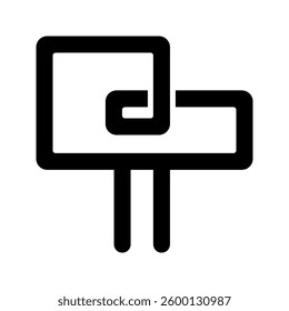 Industrial antenna icon simple vector. Electric circuit. Central computer