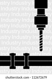 Industrial background