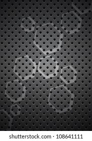 Industrial Background with abstract shapes
