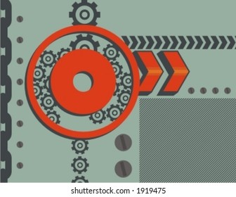 Industrielle Hintergrundserie.