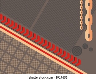 Industrielle Hintergrundserie.
