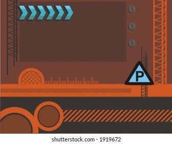 Serie de fondo industrial.