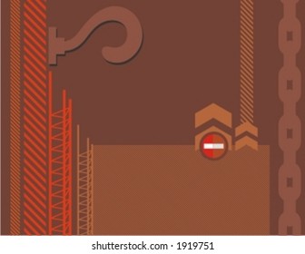 Industrielle Hintergrundserie.