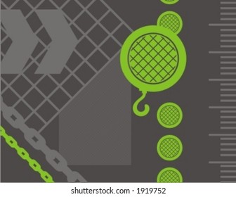 Industrielle Hintergrundserie.