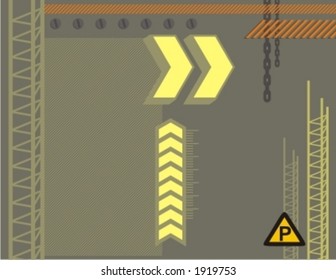 Industrielle Hintergrundserie.