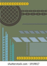 Industrielle Hintergrundserie.