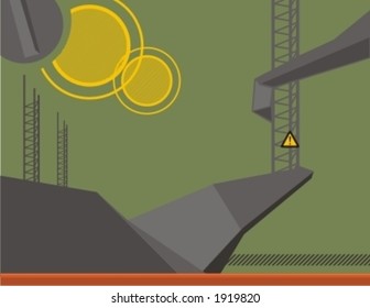 Industrielle Hintergrundserie.