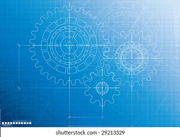 Industrial background. Vector.