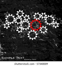 Industrial background. Vector.