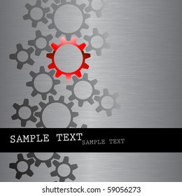 Industrial background. Vector.