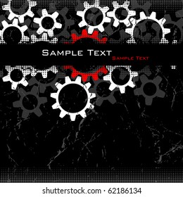  Industrieller Hintergrund. Vektorgrafik.