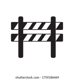 industrial barrier icon, industrial icon vector
