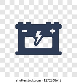 industrial Battery icon. Trendy industrial Battery logo concept on transparent background from Industry collection