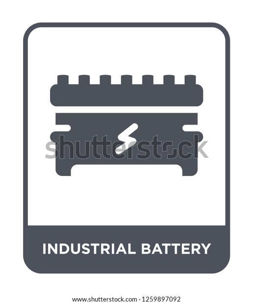 industrial battery icon vector on\
white background, industrial battery trendy filled icons from\
Industry collection, industrial battery simple element\
illustration