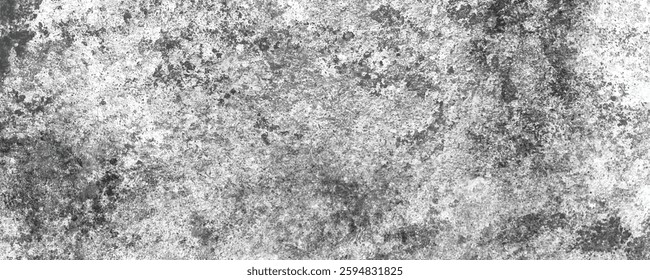 The Industrial Beauty of a Worn and Textured Concrete Wall with Unique Abstract Patterns
