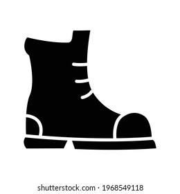 Industrial boot icon vector sign and symbols.