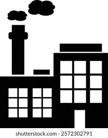 Industrial building factory icon set.Factory and industrial vector line icon.Industry power, chemical manufacturing building warehouse nuclear energy plant.Industrial building, factory and power plant