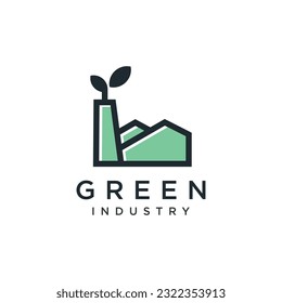 Industrial building logo design with modern creative concept idea