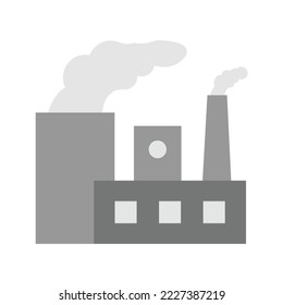 Industrial Buildings icon vector image. Can also be used for Construction Tools. Suitable for mobile apps, web apps and print media.