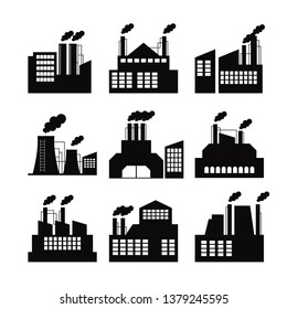 INDUSTRIAL BUILDINGS VECTOR