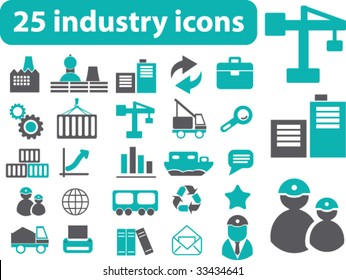 Industrial business, factory, industry, meeting, logistics, manufacturing, plant, engineering, transportation, warehouse, enterprise, office, management concept  icons, signs vector concept set
