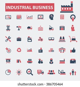 industrial business icons
