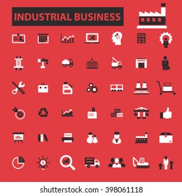 industrial business icons
