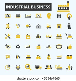 industrial business icons