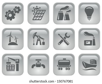 Industrial button set