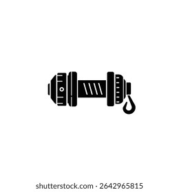 Industrial cable winch heavy duty lifting equipment.