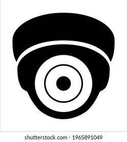 icono de cámara industrial en fondo blanco